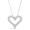 14kt Gold Diamond Heart Necklace - Dia.1ct