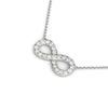 14kt Gold Infinity Necklace - Dia.32ct