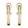 14kt Gold Diamond Earrings - D.35ct