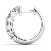 14kt Gold Diamond Earrings 'Huggies' - D.50ct