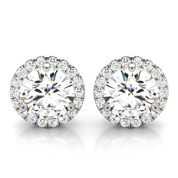 14 kt diamond earrings Clearance
