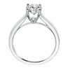 Contemporary Solitaire Engagement Ring