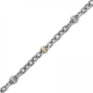 14kt Gold and Sterling Silver Bracelet