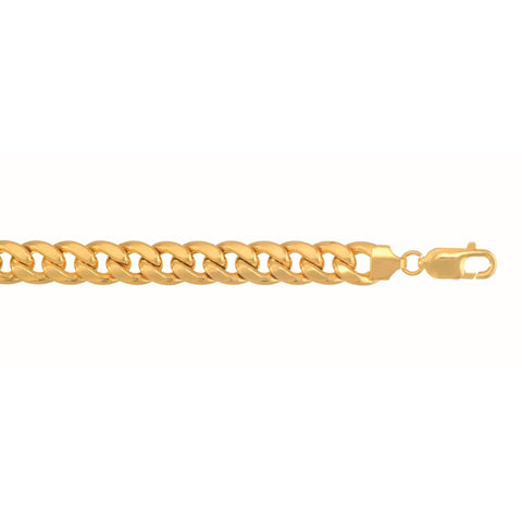 10k Yellow Gold 7.8mm 8.5 inches Lite Miami Cuban Link Bracelet