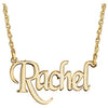 Block Nameplate Necklace 1 Inch