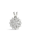 14kt Gold Diamond Cluster Pendant - Dia.50ct