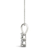 14kt Gold Three Stone Pendant - Dia.25ct