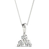 14kt Gold Three Stone Pendant - Dia.25ct