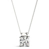 14kt Gold Diamond Solitaire Necklace - Dia.35ct