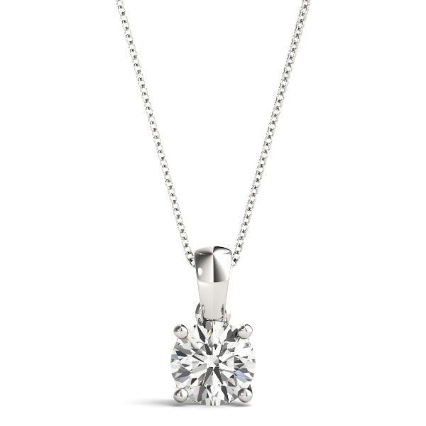 14kt Gold Diamond Solitaire Necklace - Dia.50ct