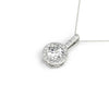 14kt Gold Diamond 'Halo' Necklace - Dia..65ct.