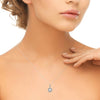 14kt Gold Diamond 'Halo' Necklace - Dia..65ct.