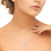 14kt Gold Infinity Necklace - Dia.32ct