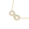 14kt Gold Infinity Necklace - Dia.32ct