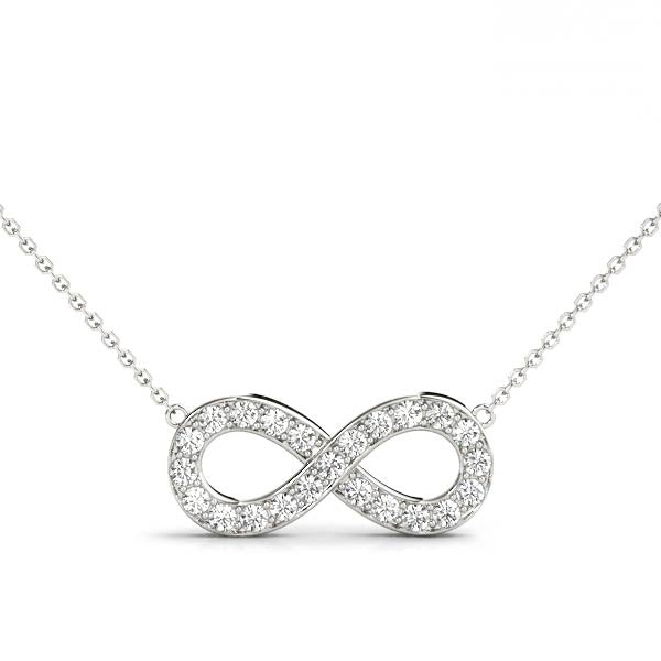14kt Gold Infinity Necklace - Dia.32ct