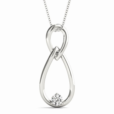 14kt White Gold Necklace - Dia.12ct