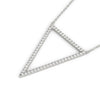 14kt Gold V Shape Diamond Pendant - Dia.25ct