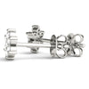 14kt Gold Diamond Cluster Earrings - D.20ct