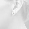 14kt Gold Diamond Cluster Earrings - D.20ct
