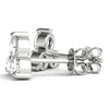 14kt Gold Three Stone Diamond Earrings - 1ct.
