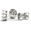 14kt Gold Diamond Cluster Earrings - D.50ct