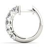 14kt Gold Diamond Earrings 'Huggies' - D.50ct
