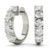 14kt Gold Diamond Earrings 'Huggies' - D.50ct