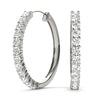 14kt Gold Diamond Earrings-'Huggies'- D.25ct