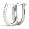 14kt Gold Diamond Earrings - D.50ct