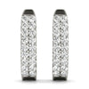 14kt Gold Diamond Earrings - D.50ct