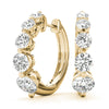 14kt Gold 'Journey' Diamond Earrings - D.50ct