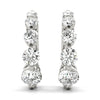 14kt Gold 'Journey' Diamond Earrings - D.50ct