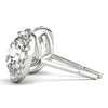 14kt Gold 'Halo' Diamond Earrings - Dia.80ct