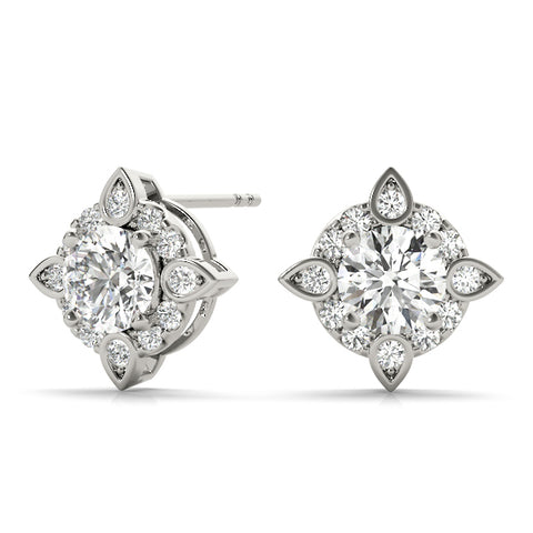 14kt Gold Diamond Earrings - Dia.68ct.