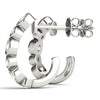 14kt Gold Diamond Earrings - D.65ct