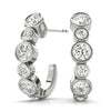 14kt Gold Diamond Earrings - D.65ct