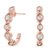 14kt Gold Diamond Earrings - D.25ct