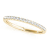 14kt Gold Diamond Wedding Band - Prong Set - Diamond ..20ct