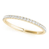 14kt Gold Stackable Ring with Diamonds