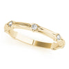 14kt Gold Stackable Ring with Diamonds