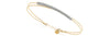 14kt Yellow Gold Flexible Diamond Bangle Bracelet - Dia.17ct