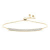14kt Gold Diamond Bolo Adjustable Bracelet - Dia .50ct
