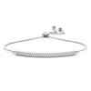 14kt Gold Diamond Bolo Adjustable Bracelet - Dia .50ct