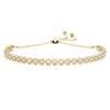14kt Gold Diamond Bolo Bracelet - Dia.1ct