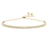 14kt Gold DIamond Bolo Adjustable Bracelet - Dia .75ct