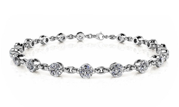 14kt Gold Diamond Bracelet - Dia.1ct