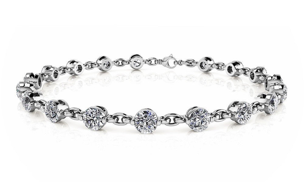 14kt Gold Diamond Tennis Bracelet - Dia. 2.30ct