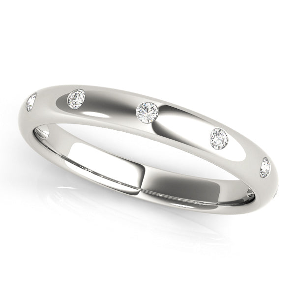 14kt Gold Stackable Ring with Diamonds