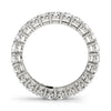 Ladies Common Prong Diamond Eternity Ring with Airline - Dia. 2.20ct