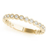 14kt Gold Stackable Ring with Diamonds